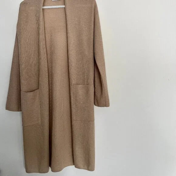 *SOLD* Babaton Knit Longline Cardigan in Camel | XXS (Fits S) - Picture 1 of 3